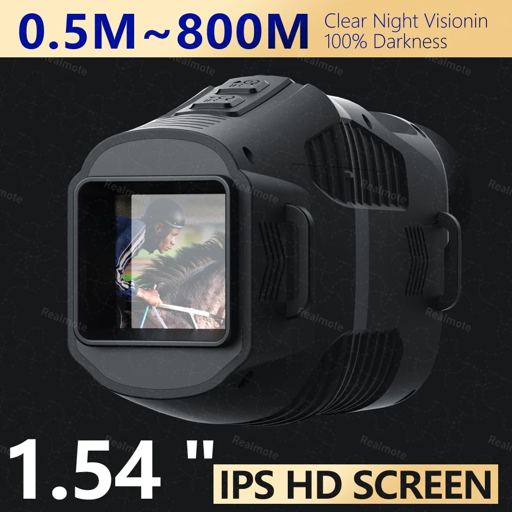 R11Pro+ 단안 야간 투시경 업그레이드 2.5K 스타라이트 10배 줌 800m IR 주야간 장거리 적외선 야간 투시 장치