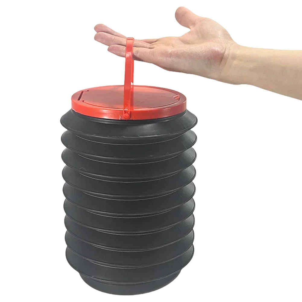4L Car Folding Trash Can Portable Small Car Trash Bin Multifunctional Water Bucket Automotive Garbage Can Car Accessories 5