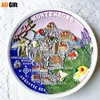 Creativity London Tourist Souvenir France Nordic Decorative Dishes  Wall Sofa Background Pendant Hand-painted Ceramic Disc 15CM 1