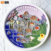 Creativity London Tourist Souvenir France Nordic Decorative Dishes  Wall Sofa Background Pendant Hand-painted Ceramic Disc 15CM 1