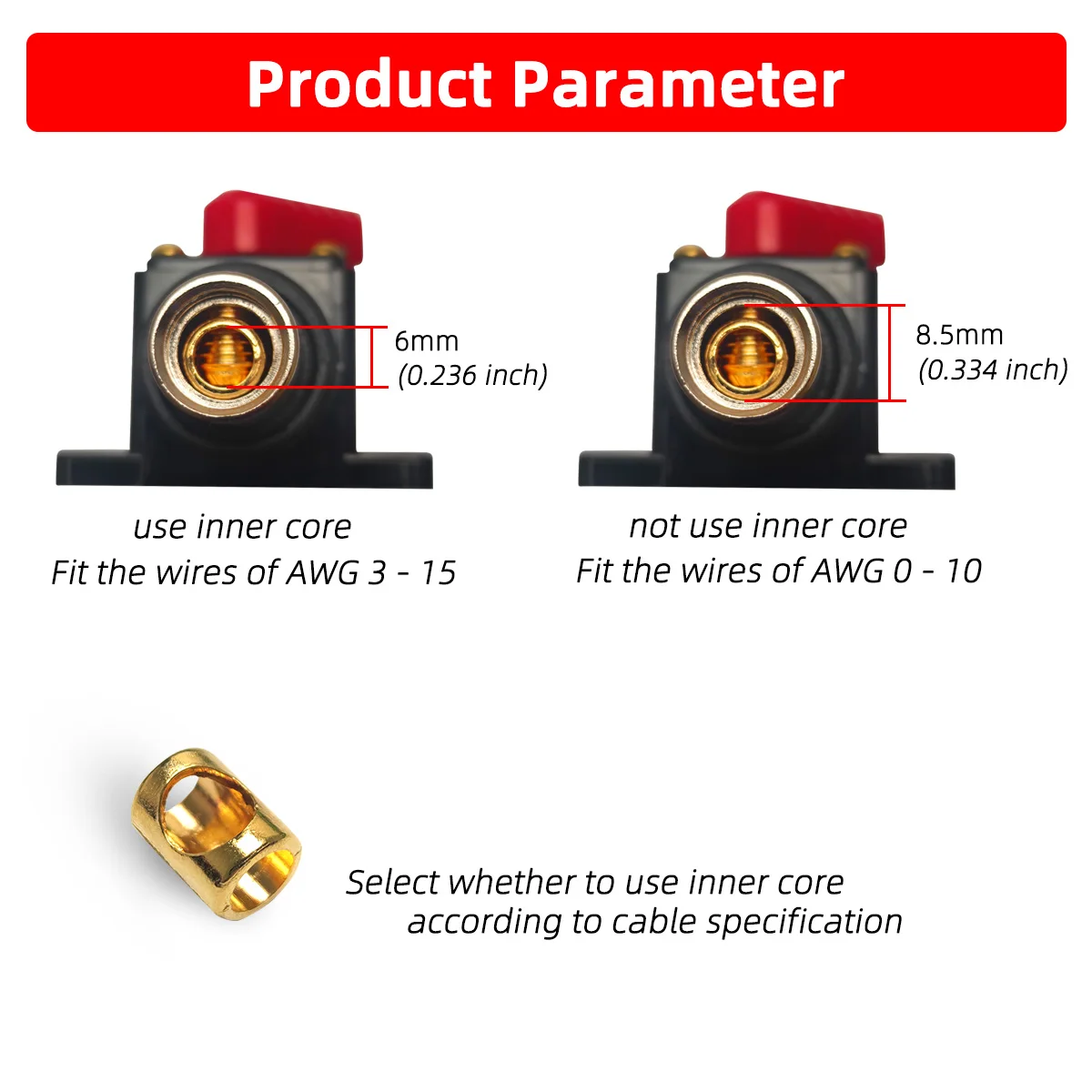 30A-300A Power Protect Fuse Circuit Breaker Trolling Manual Reset 12V-48VDC Waterproof For Car Audio System Car Boat Manual