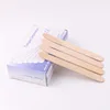 100 pcs/box Disposable Wood Tongue Depressor Spatula Waxing Stick Waxing Hair Removal Wax Wooden Sticks Woman Skin Care Stirrer 3