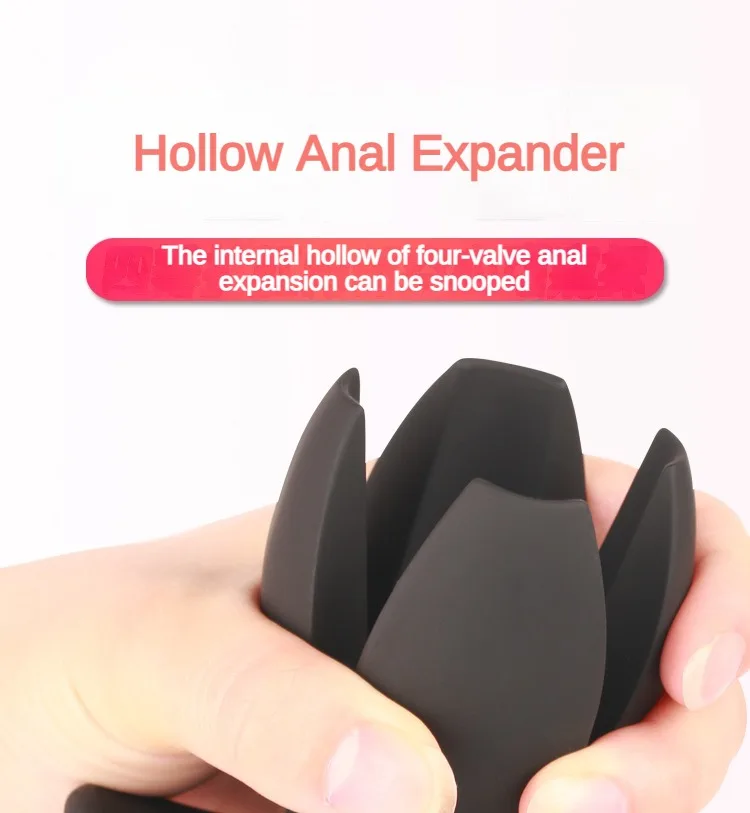 Silicone Four-Petal Anal Expander Image 1