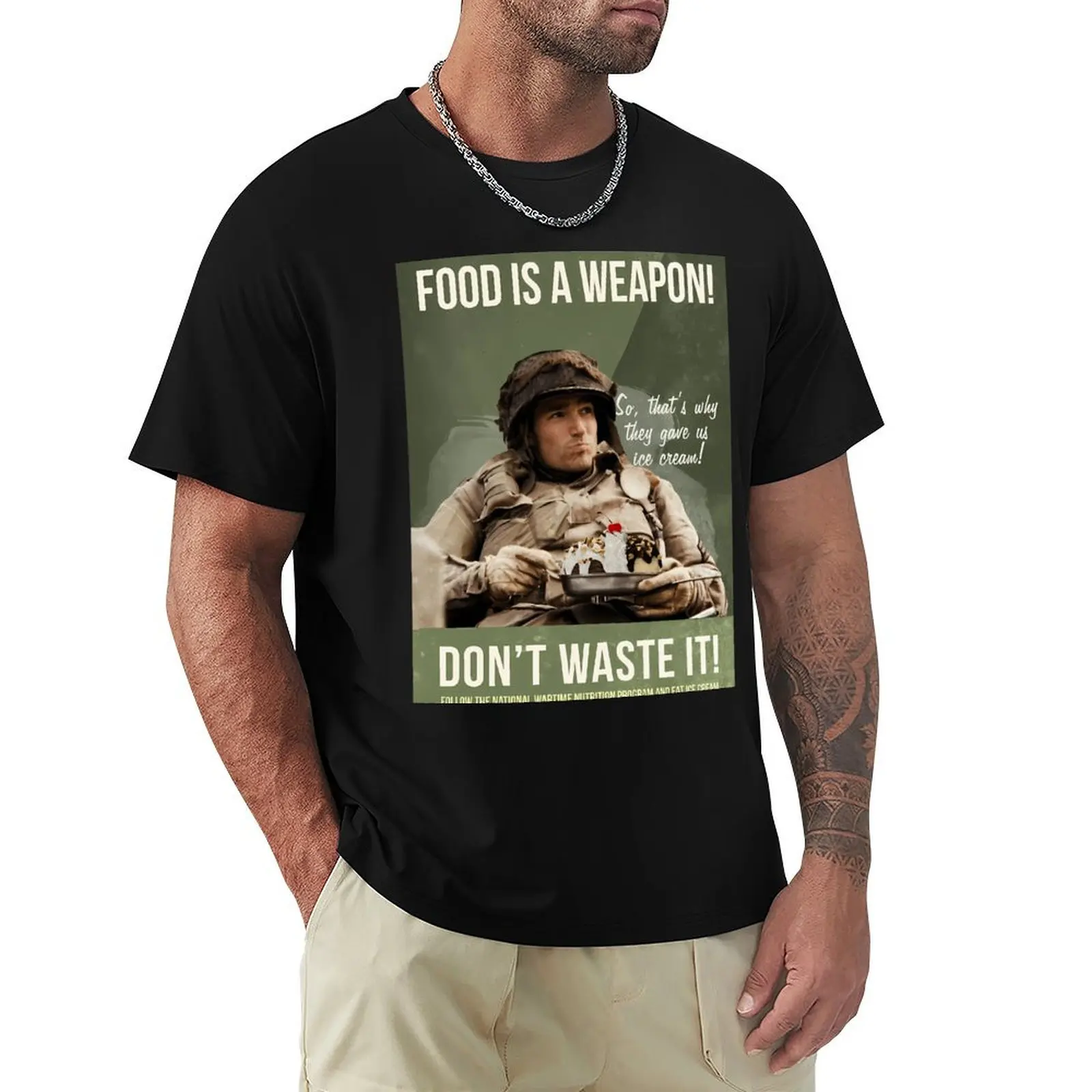 

Guarnere band of brothers T-Shirt korean fashion sweat cute clothes quick-drying sweat shirts, men