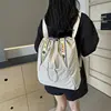 Trendy Dstring Nylon Sports Yoga Bag Women's Large Capaci Fitn Dual-Purpose Bapa Lightweight Water-Resistant Unde...