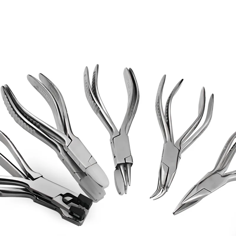 

Плоскогубцы из нержавеющей стали и нейлона, золотистые и Серебристые многофункциональные ручные плоскогубцы с круглым носом, золотистые инструменты