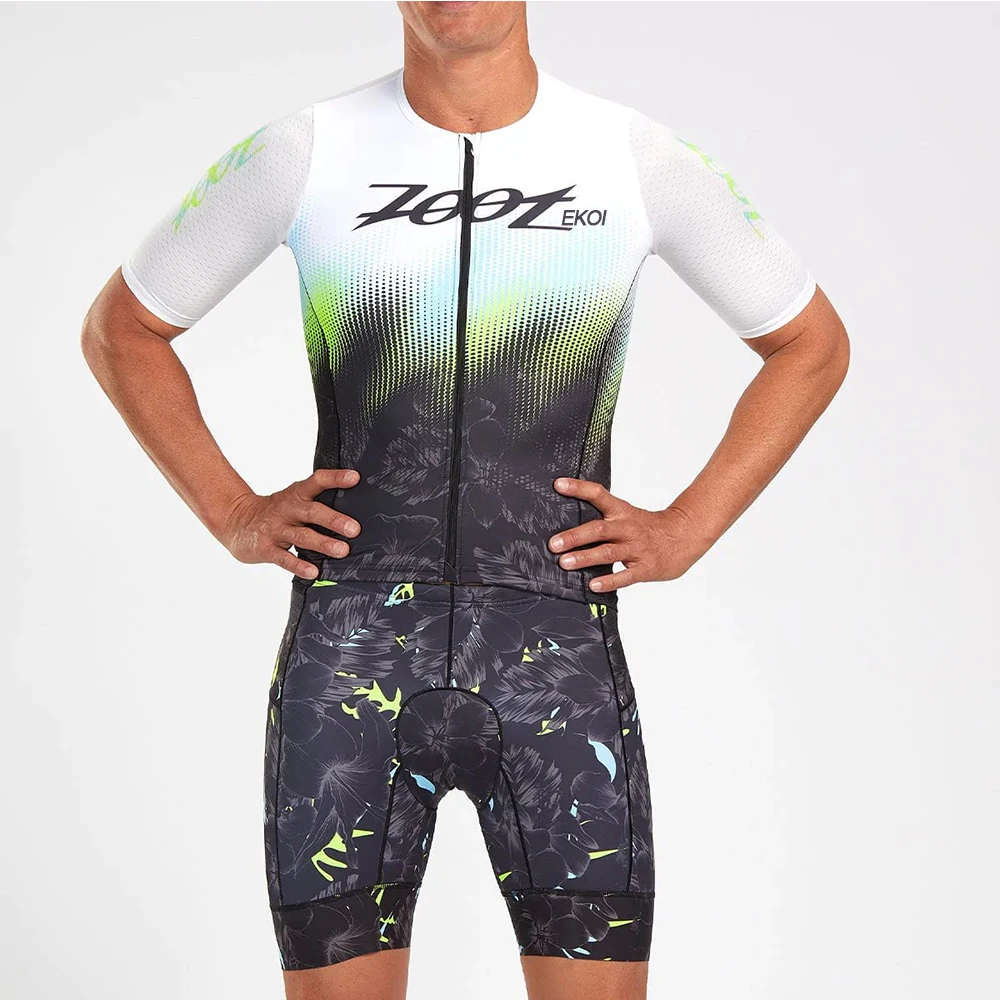 

Zootekoi Triathlon Suit Men Bodysuit Jersey Skinsuit Ciclismo Bicycle Splash Clothes Speed Sets Jumpsuit Culotte Hombre 2023