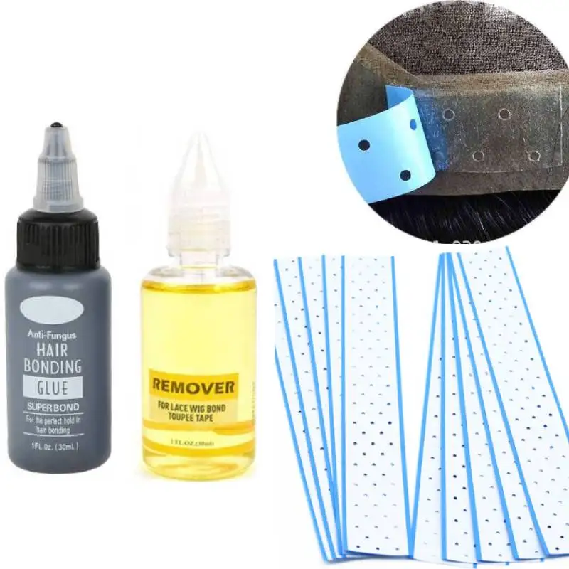

Waterproof Front Lace Wig Glue Double Sided Tape Remover For Lace Front Wig Toupee Closure Super Bonding Adhesive Glue Remover