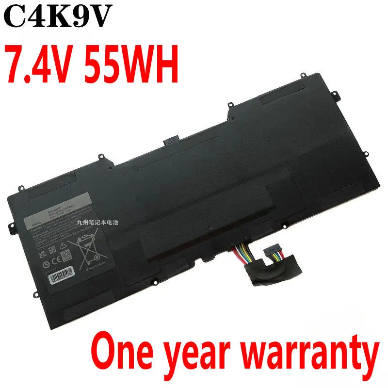 

7.4V 55Wh C4K9V Y9N00 Laptop For XPS 12 L221X 9Q33 9333 13 L321X L322X Series 12D-1708 WV7G0 489XN PKH18