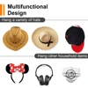 5/10pcs Minimalist Hat Rack Design Strong Hold Cowboy Hat Hanger to Display for Door Closet Hat Racks for Baseball Caps 4