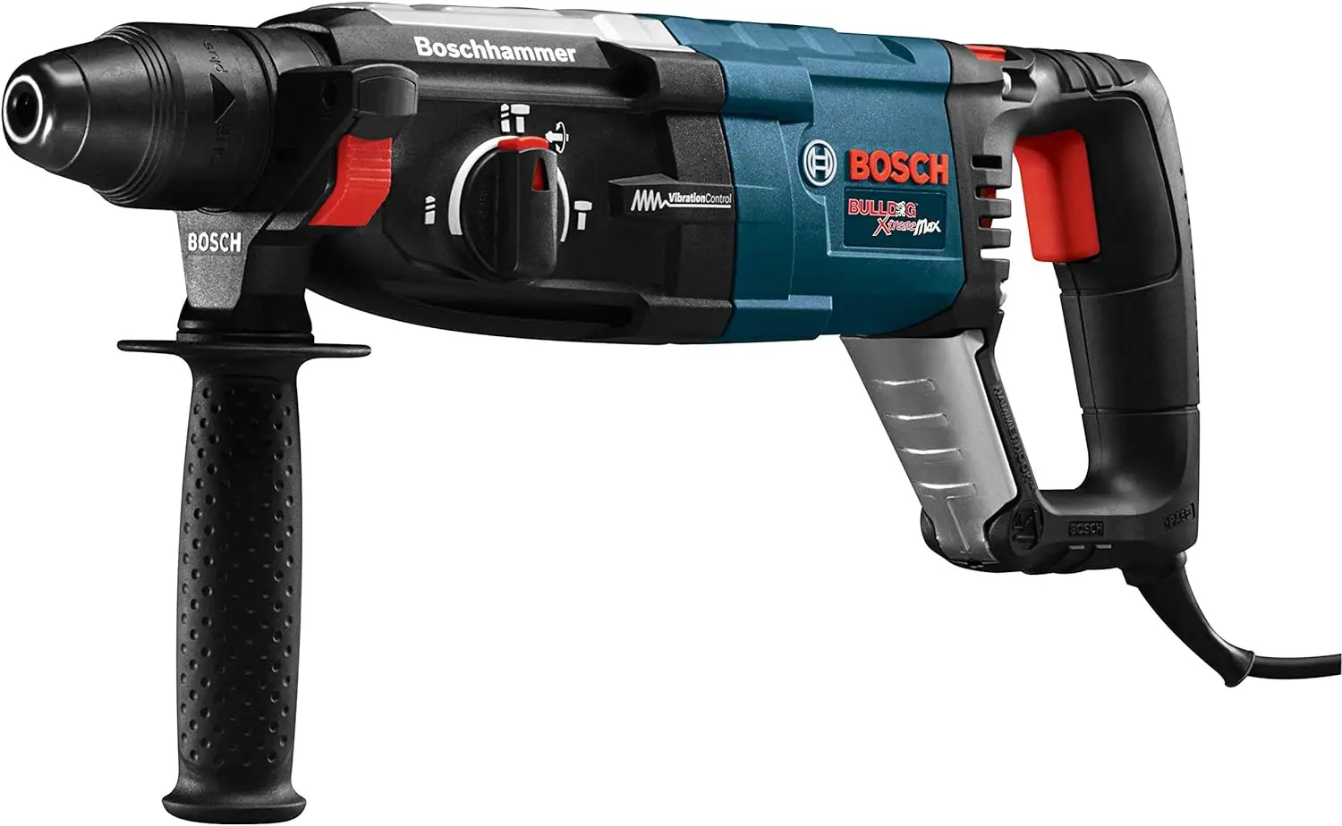 

BOSCH GBH2-28L 1-1/8" SDS-plus Variable-speed Bulldog Xtreme Max Rotary Hammer, Black Blue