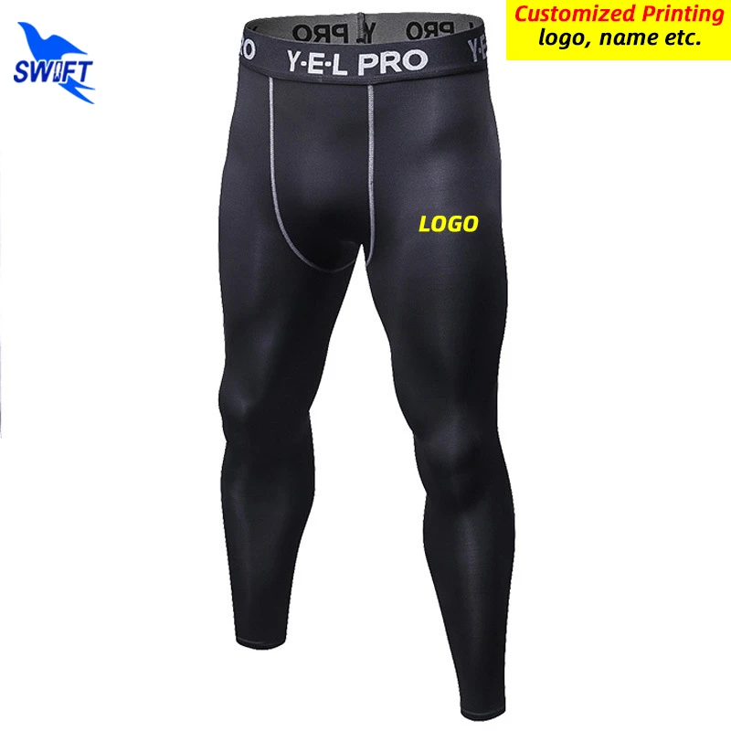 Quick Dry Elastic Running Sweatpants Men Compression Sports Pants ...