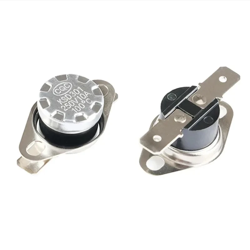 Bimetal thermostat KSD301 Temperature Switch Thermal Control 0C~350C 85C 95C 105C 125C 135C 145C 180C 250C 300C 350C Degree temperature switch