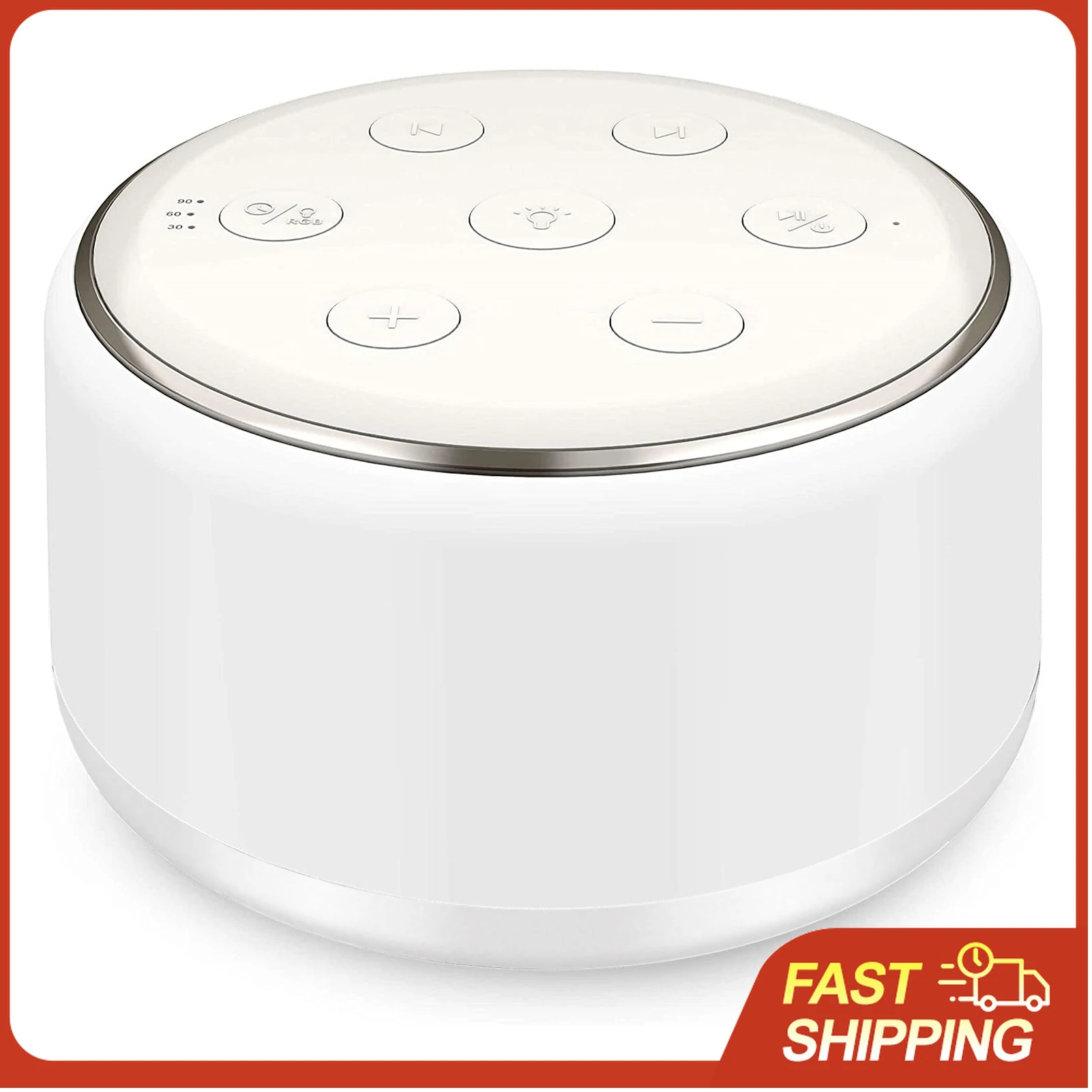 Sleep Sound Machine with 7-Color Night Light & 34 Soothing Sounds