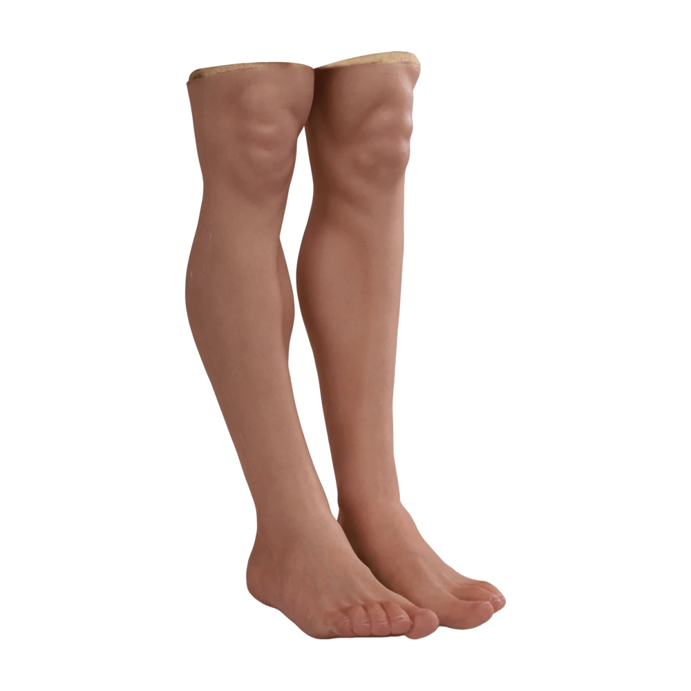 Tgirl Silicone Prosthetic Wearing Artificial Leg Foot Suit One or A Pair  for Cover Scars Foot cover - AliExpress