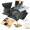 0.13mm Thickness Black Plastic Ziplock Bag Resealable PE Zipper Bag for Sundries Gift Waterproof Dustproof Seal Storage Packing 5