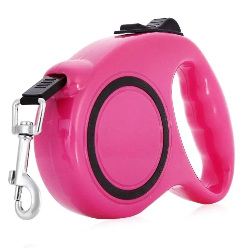 1 Pcs 3 M 5M A Hand Lock Retractable Dog Strap Automatic Expansion Hat Walking Leads For Small Medium Dogs