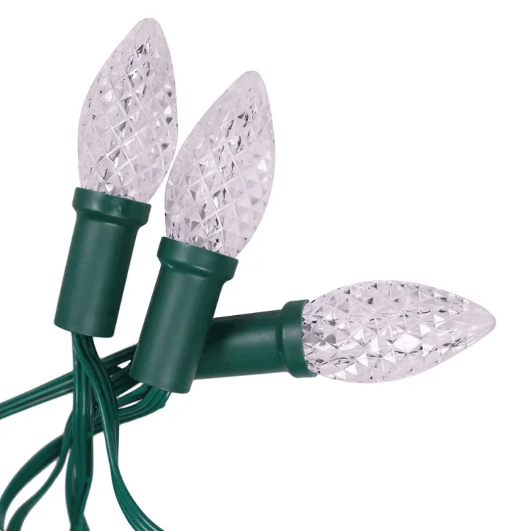 C9 DC5V WS2811 50nodes addressable RGB LED Christmas pixel string light