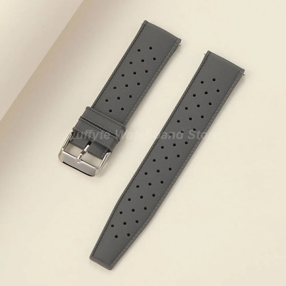 Soft Silicone Quick Release Watch Strap - Comfortable Replacement Wristband