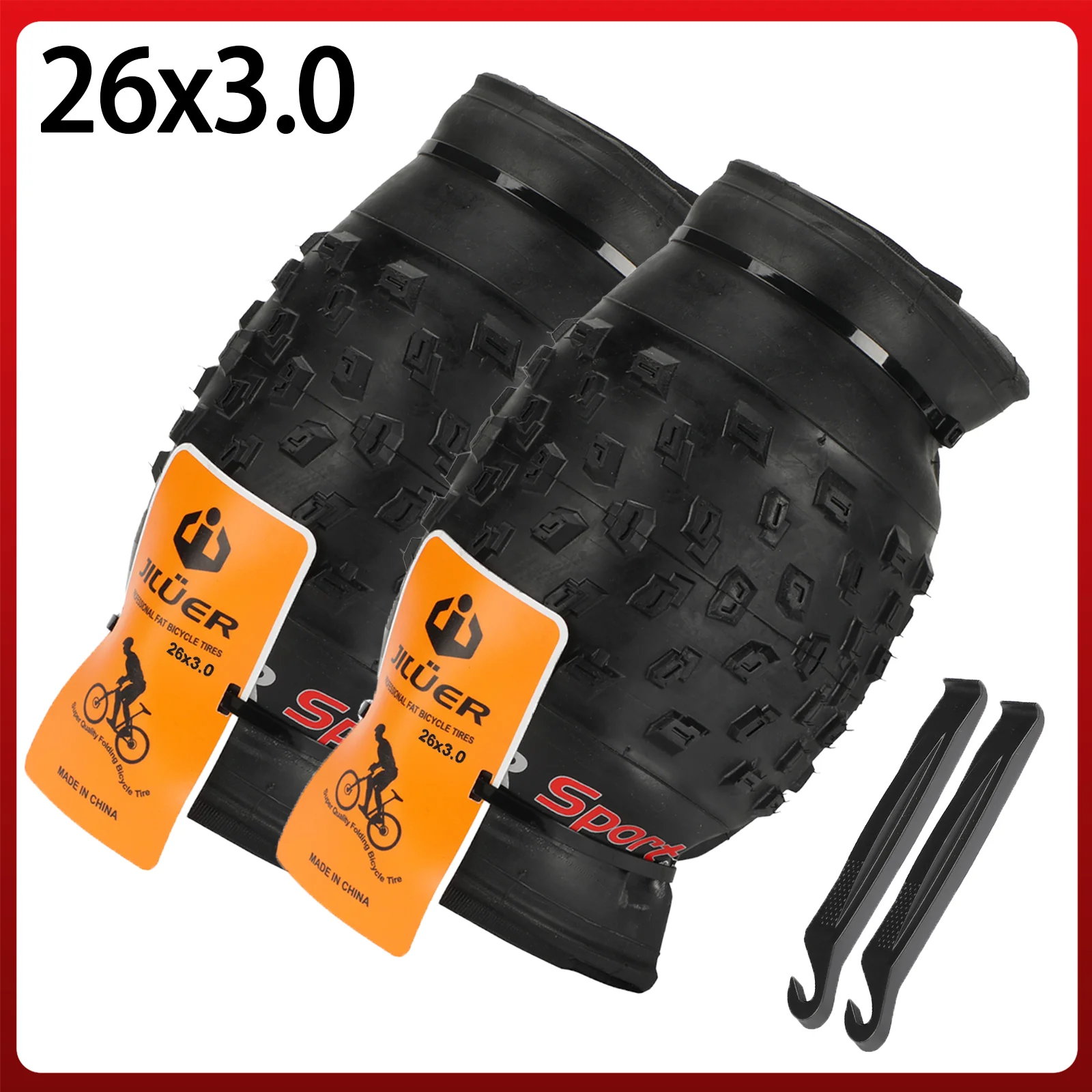 2 pezzi 26x3.0 nero