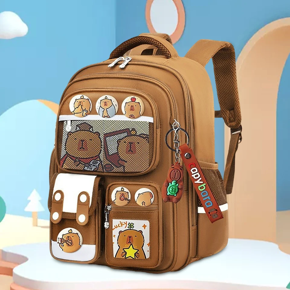 Kawaii Capybara Large Capacity Travel Backpack