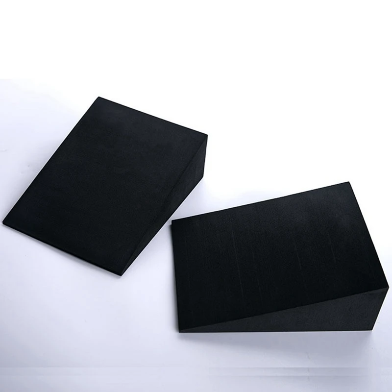 2 Pcs Yoga Mats Adjustable Squat Ramp Incline Board Improve Strength for Squat and Deadlift