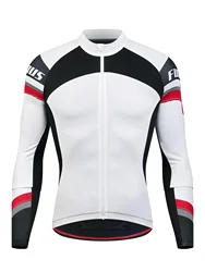 Men's Breathable Quick - Dry Cycling Jacket - Sweat - Wicking Sports Outerwear for Road and Mountain Training (WHITE)