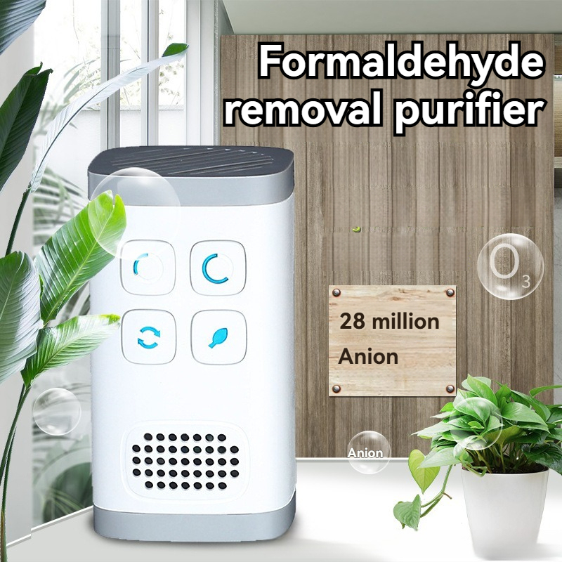EU plug negative ion formaldehyde removal, air purification, fresh disinfection, household home, bedroom, pet odor purifier