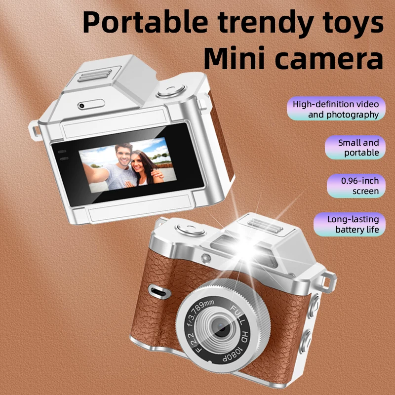 Fotocamera Digitale Tascabile Retrò FHD 2026, Compatta con Flash CCD e Supporto Magnetico, Regalo da Viaggio per Bambini - immagine 3
