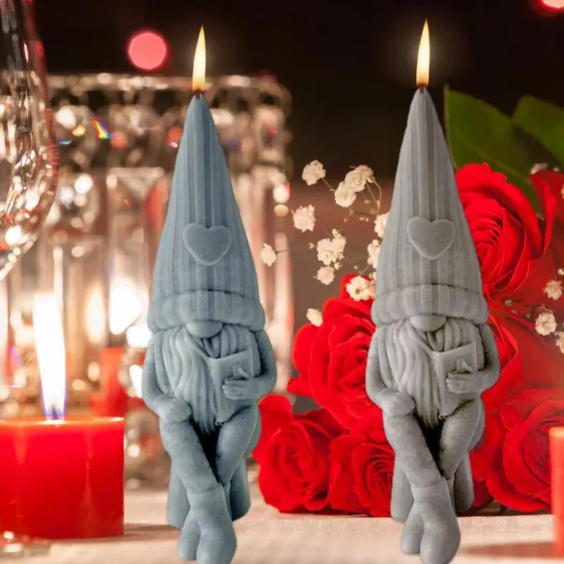 Moule De Gnome Saint-valentin 3D En Silicone, En Résine époxy, Pour Fabrication De Bougies, Cadeau De Cire De Savon