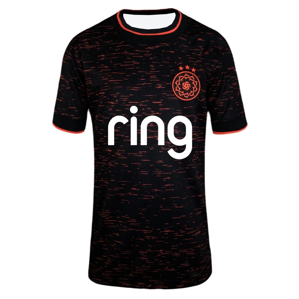 Neues Portland Thorns 3D-gedrucktes Fußballtrikot, atmungsaktives, schnelltrocknendes Kurzarm-T-Shirt für Herren, Familien-Partnerlook-Kleidung