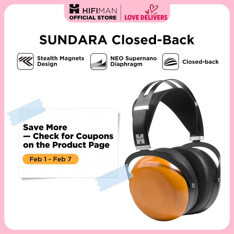 HIFIMAN SUNDARA クローズバック オーバーイヤー プレーナー磁気有線