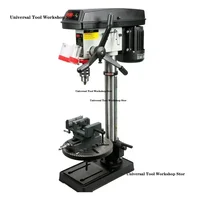 220V Multifunctional Small Milling Machine 16mm Industrial Grade High-precision Desktop 450W with 3-inch Flat Pliers Bench Drill 2