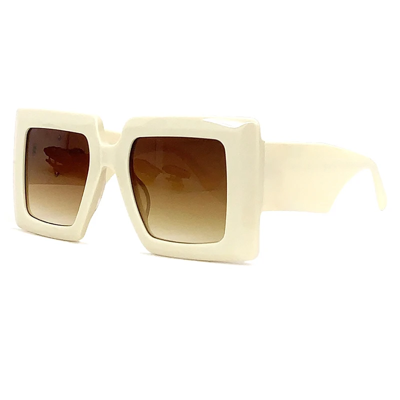 

Oversize Square Sunglasses Women Brand Designer Acetate Big Frame Luxury Shades Effective Protective Eyewear UV400 Free Shipping