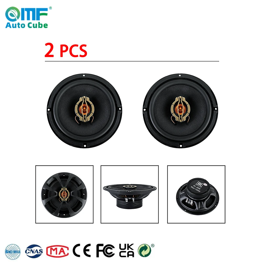 Pack Inch Universal Car Coaxial Speakers 150W Hi-Fi Car