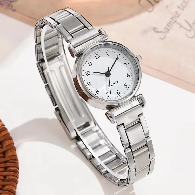 Luxury Wrist Watches for Women Fashion Analog Quartz Watch Stainless Steel Strap Ladies Watch Casual Digital Bracele Watch