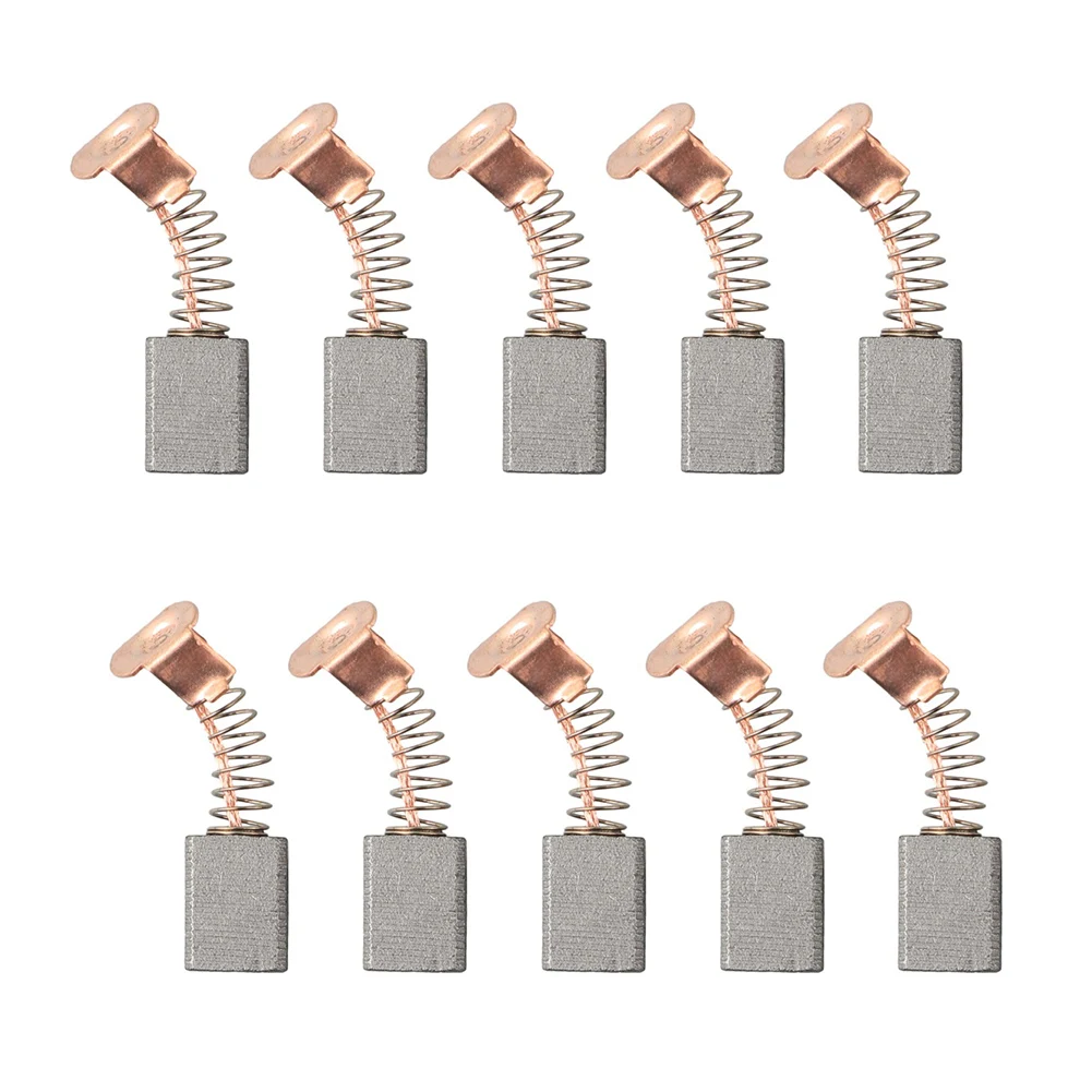 

10PCS Carbon Brushes Angle Grinder Carbon Brush Metal Replacement Spare Parts Durable Angle Grinder Accessories 12x8x5mm