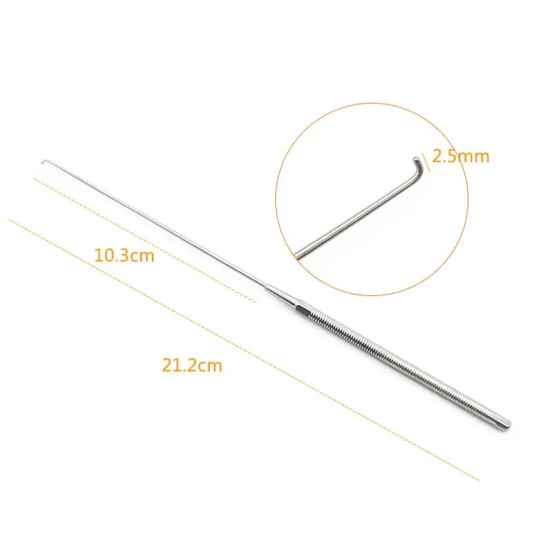 

Stainless Steel Instrument Tool Cerumen Hook Otic Straight Gun-Type Hook