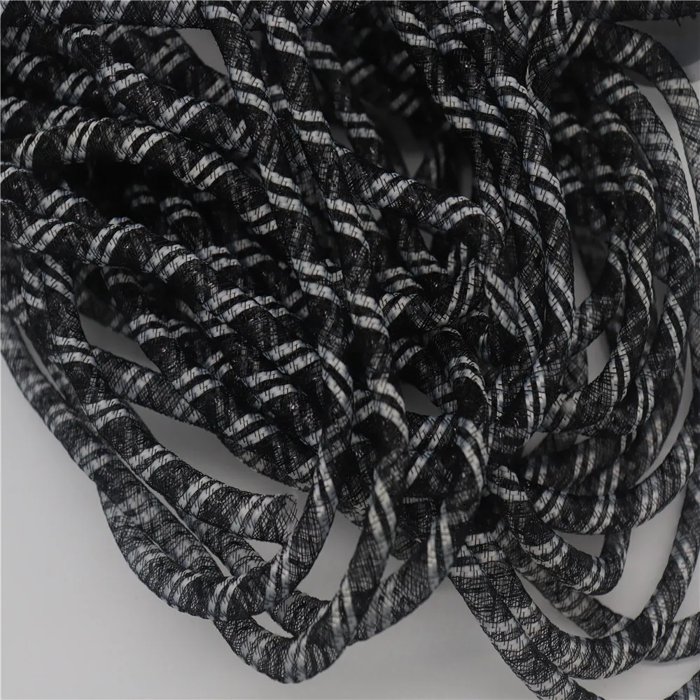 8mm 30Yards Plain Tubular Crin Mesh Tube Crin Horsehair Braid Tube Cyberlox