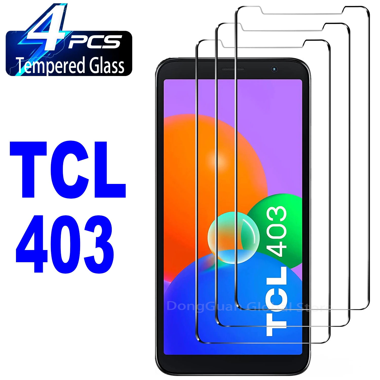 

4Pcs HD Screen Protector Glass For TCL 403 Tempered Glass