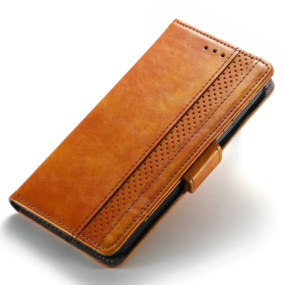 Premium RFID Leather 360° Protection Flip Case