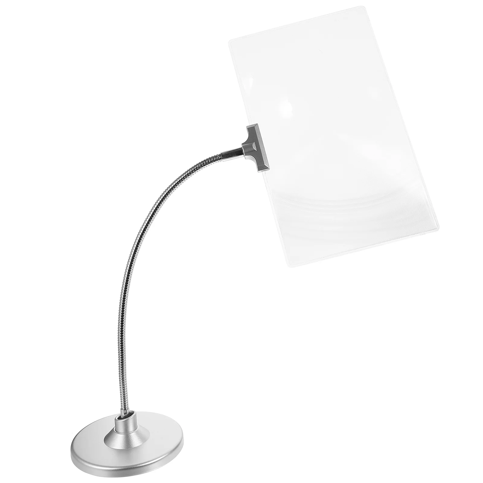 

4х увеличительное стекло Подставка для чтения гибкая S-образная горловина полная фотография очки Hands-Free маленькие принты низкое видение