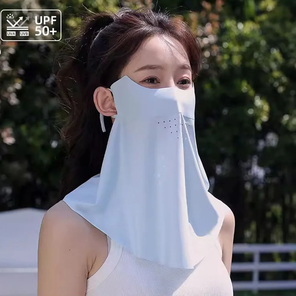 

Женская маска без следов для занятий спортом на открытом воздухе