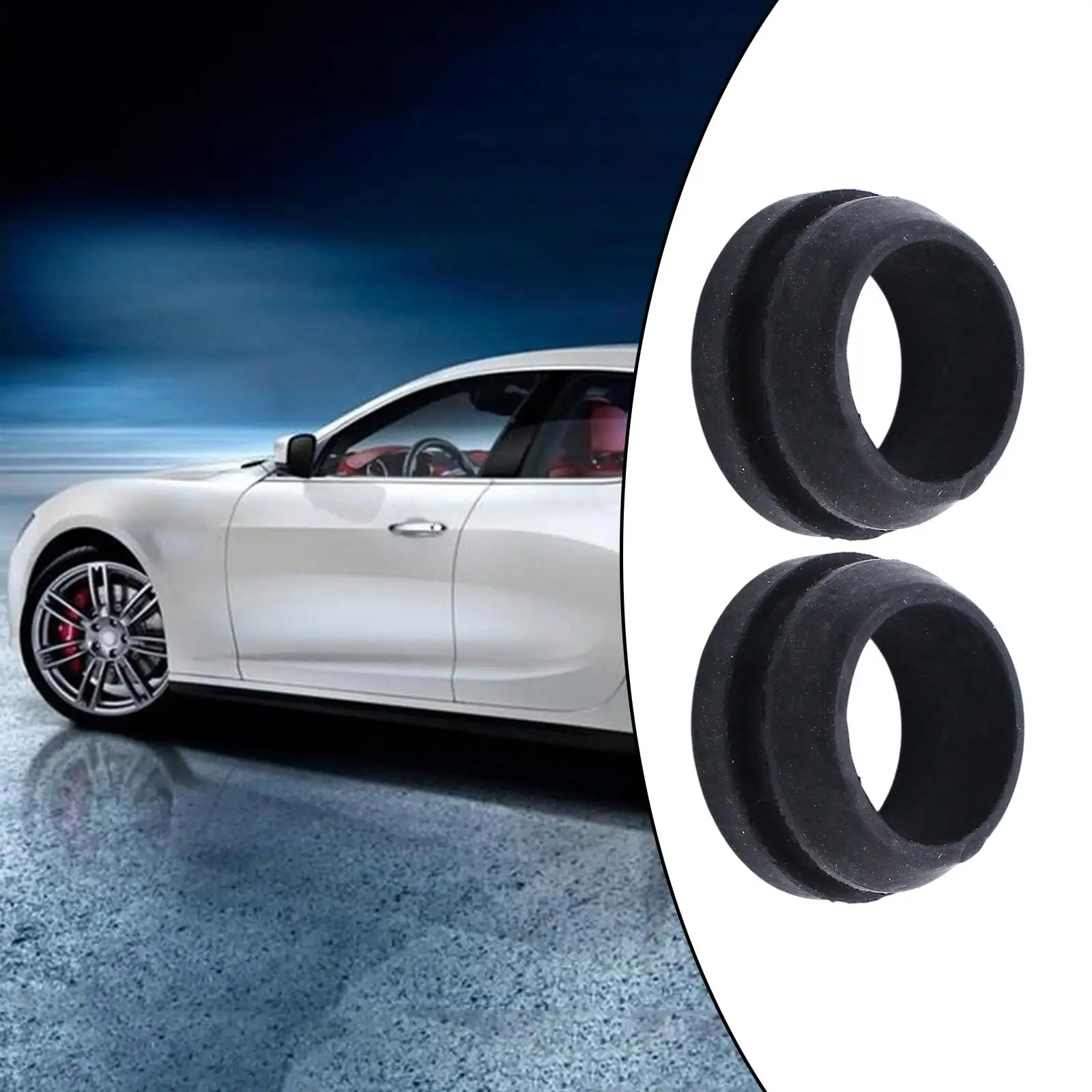 2Pcs Rubber Breather Grommets Fit for Painted Valve Cover 4880 4998 Sbc Bbc Sbf
