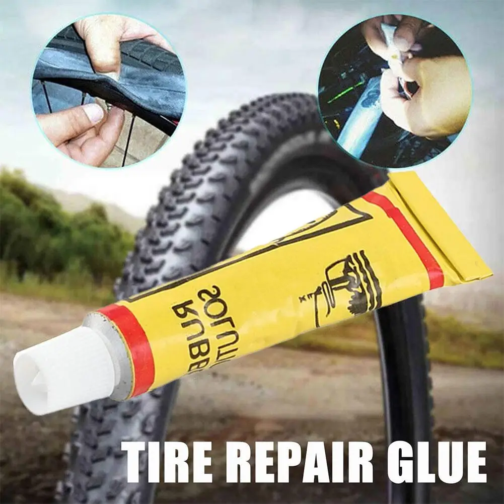 Portable Yellow Rubber Tire Inner Tube Repair Adhesive