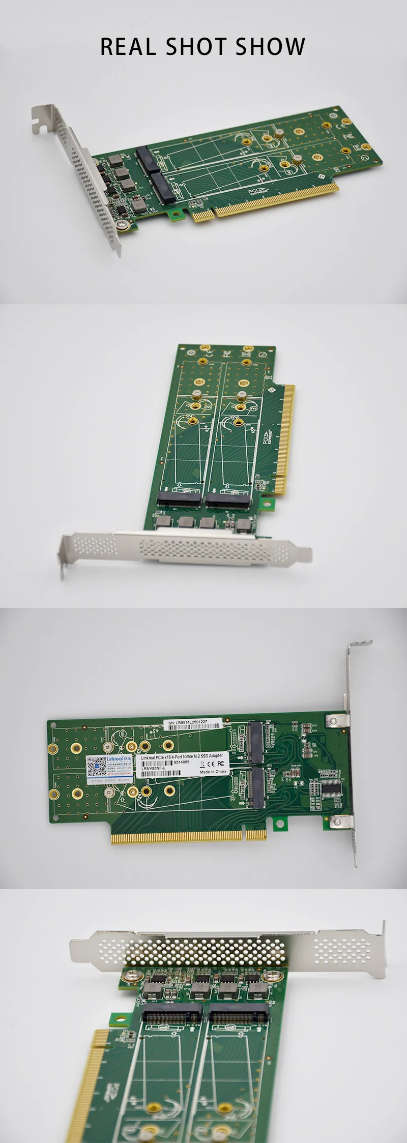 nvme adaptador ssd-baixo Profile-LRNV95NF-L