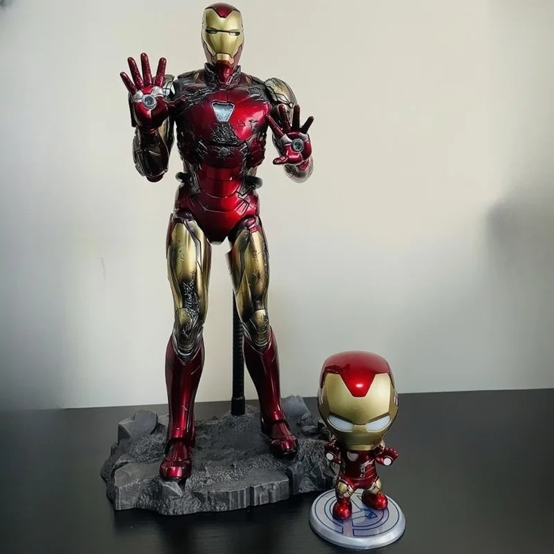

In-Stock Avengers Endgame Iron Man Mk85 Battle Damaged Edition Marvel Avg4 1/6 Anime Action Figure Model Toys Original Hot Toys
