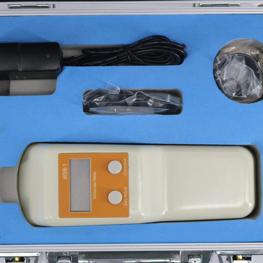 WSB-1 Handheld Digital Whiteness Meter Glossmeters Adopting big-screen highly transparent LCD display
