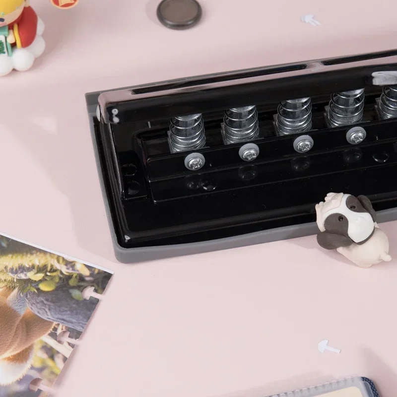 Fromthenon Mushroom Disc Hole Punch 2/4/11 Holes Puncher for A4 B5 A5 Discbound Letter Junior Notebook Planner Stationery - 5