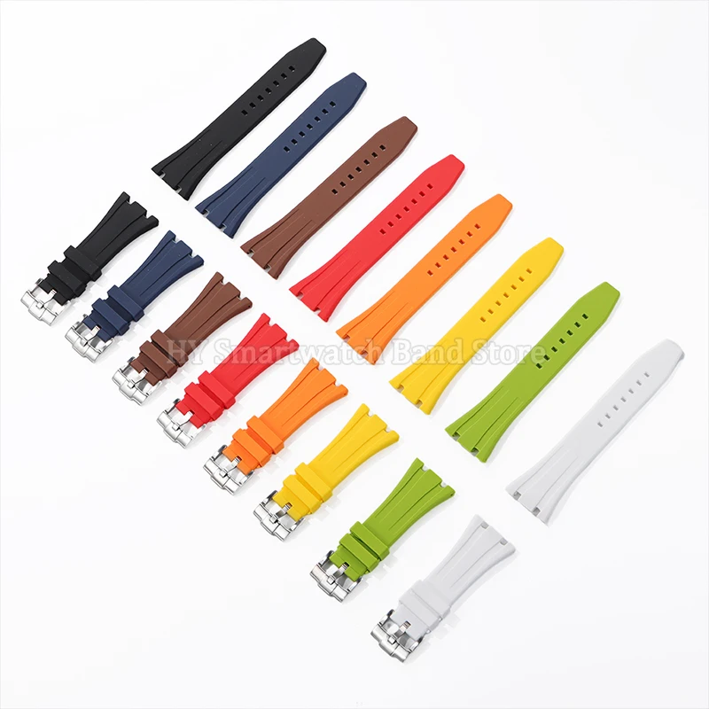 Rubber Waterproof Wristband with Metal Buckle